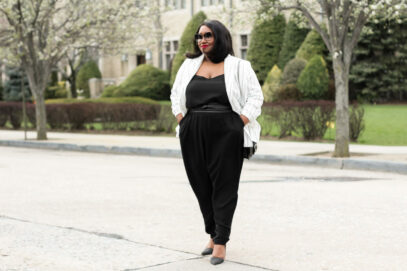 blazer plus size outfits