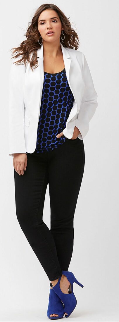 blazer plus size outfits