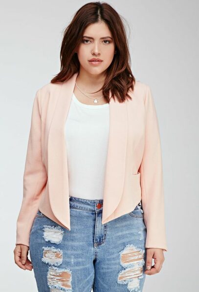blazer plus size outfits