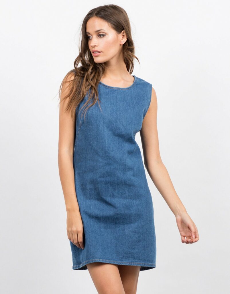 blue jean dress