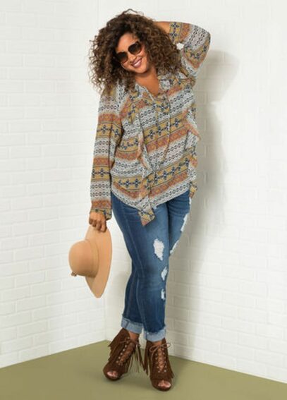 boho plus size outfits