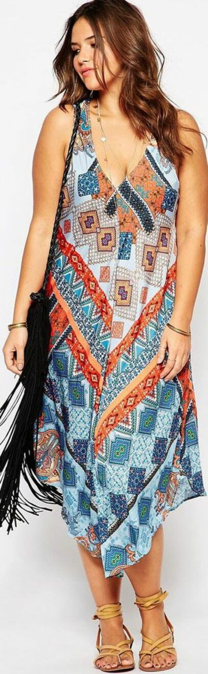 boho plus size outfits