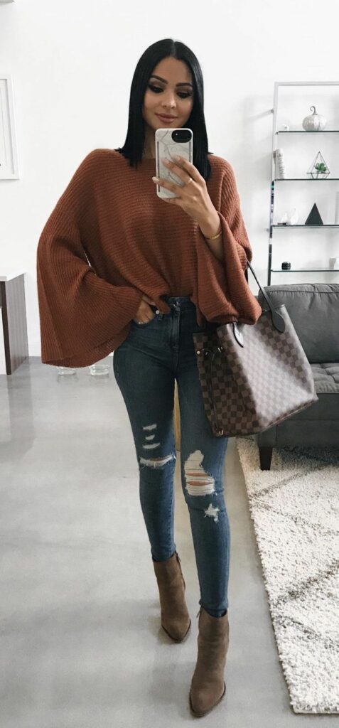 brown outfit ideas
