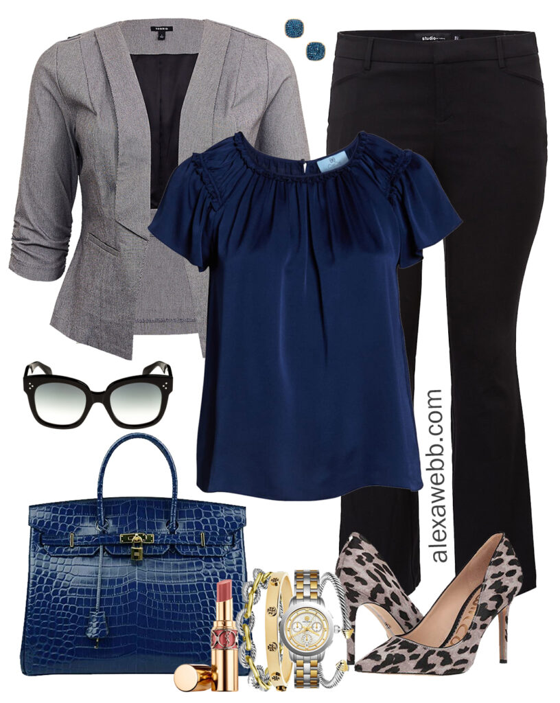 business casual plus size outfits
