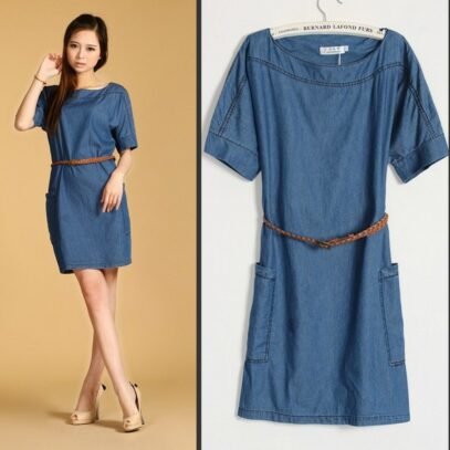 casual denim dress