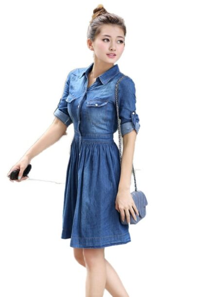 casual denim dress