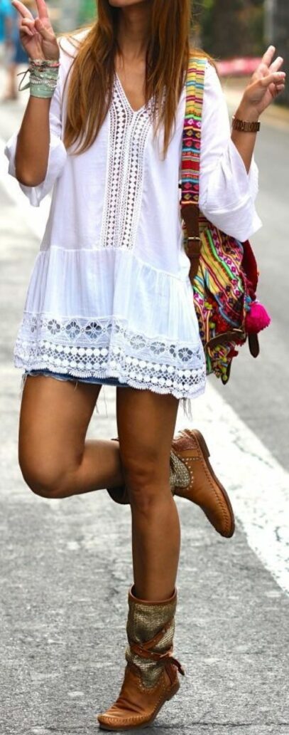 casual hippie outfits