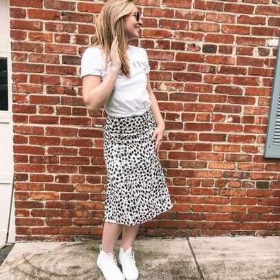 cheetah skirt outfit