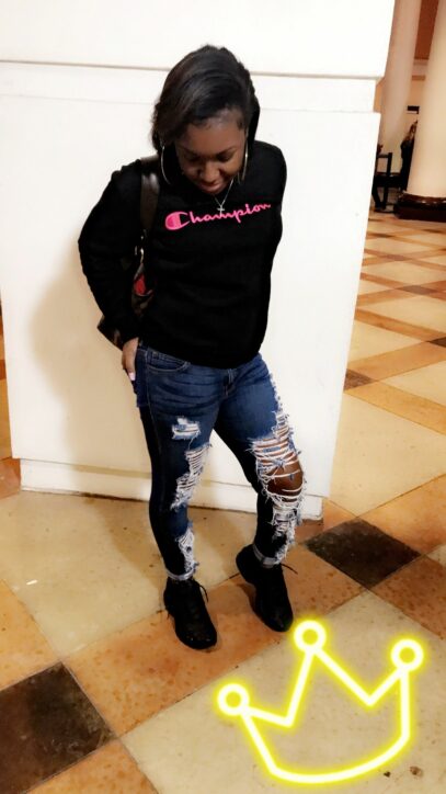 chill outfits black girl winter