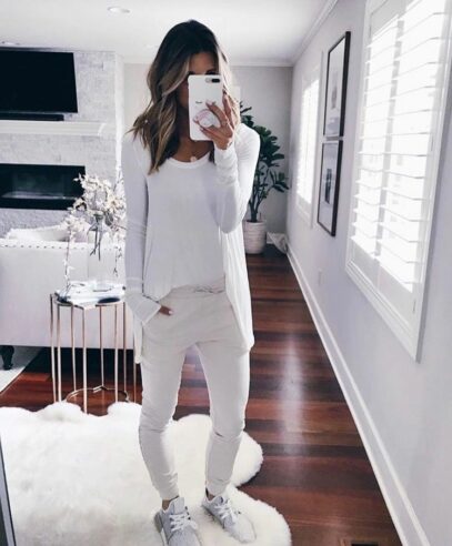 chill outfits lazy days winter