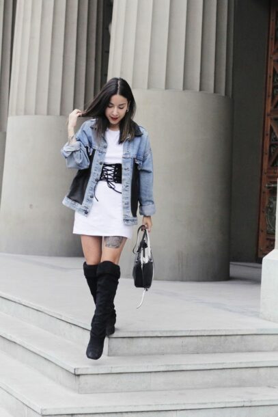 corset outfit street style