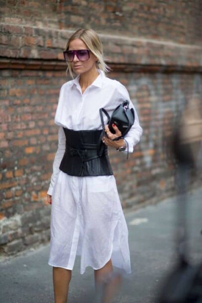 corset outfit street style