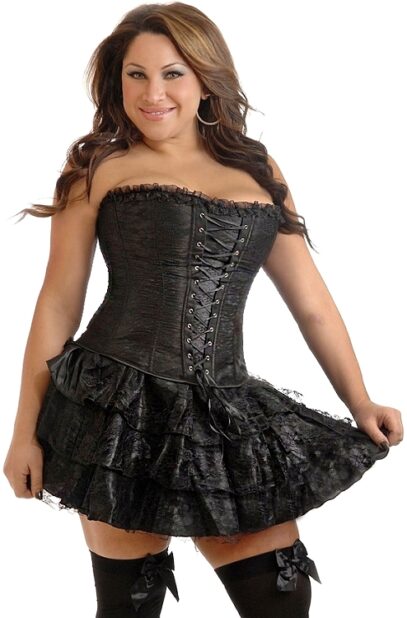 corset plus size outfit