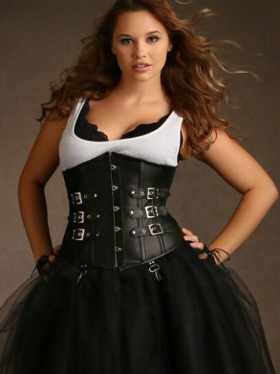 corset plus size outfit