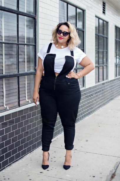 crop top for curvy girls outfits
