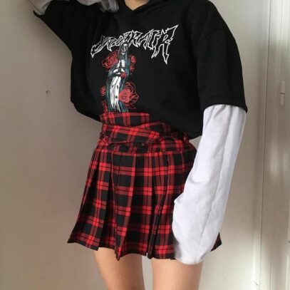 curvy girl outfits aesthetic skirt