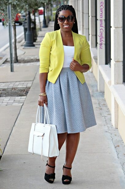 curvy girl outfits business casual
