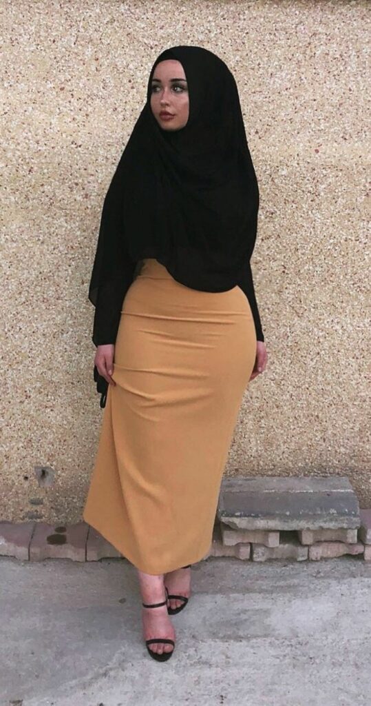 curvy girl outfits casual hijab