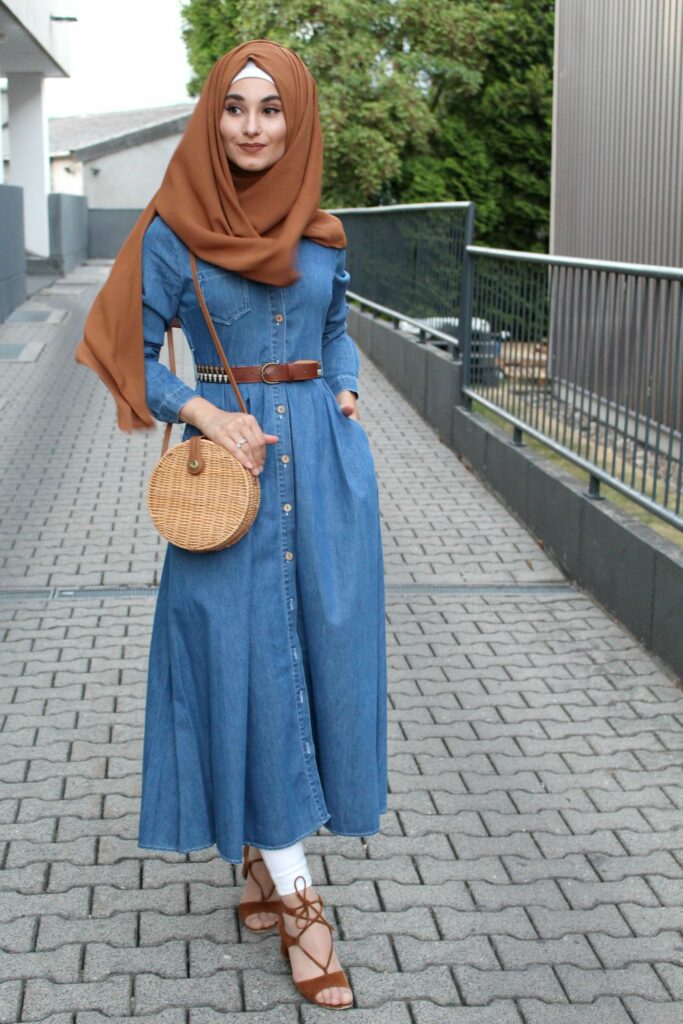 curvy girl outfits casual hijab