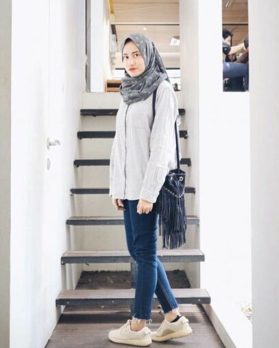 curvy girl outfits casual hijab