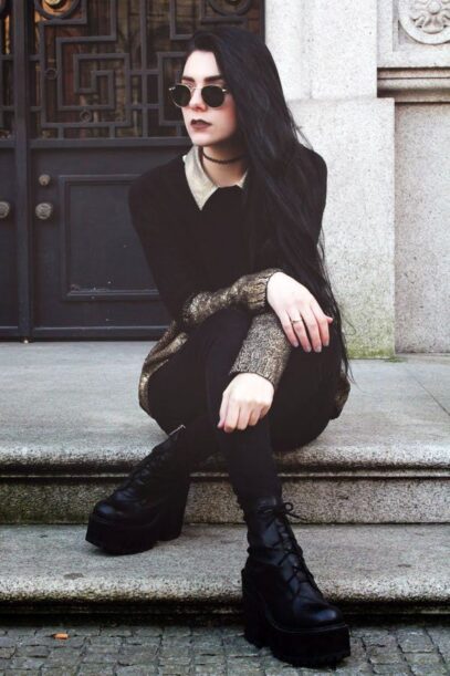 curvy girl outfits grunge