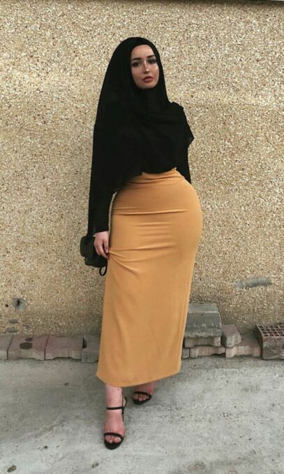 curvy girl outfits hijab