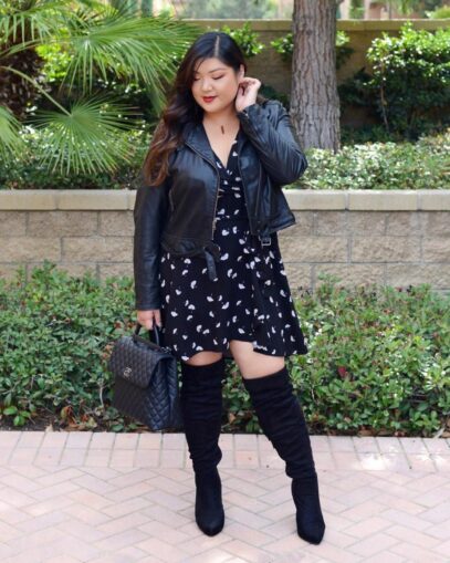 curvy girl outfits night out winter