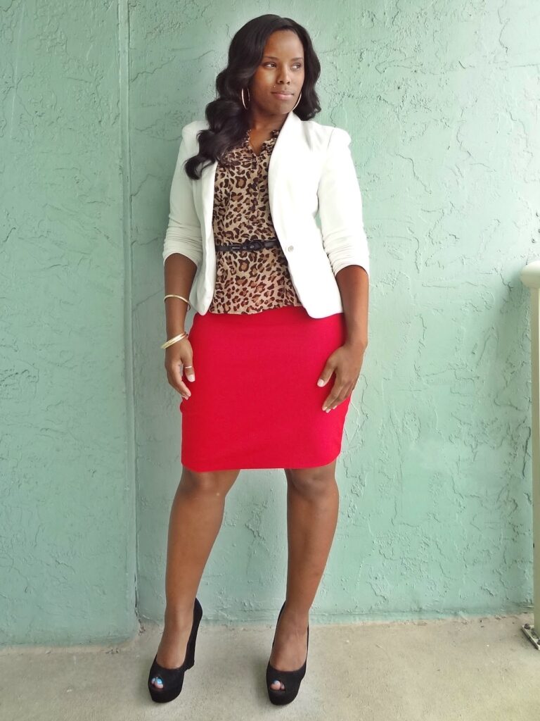 curvy girl outfits office