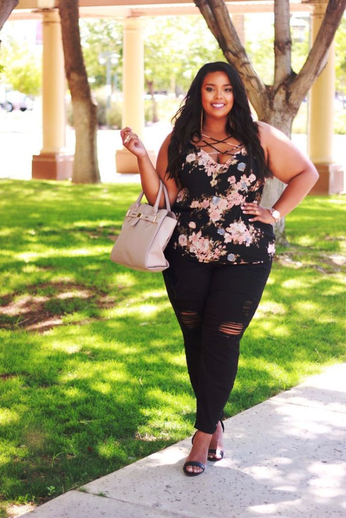 curvy girl outfits spring