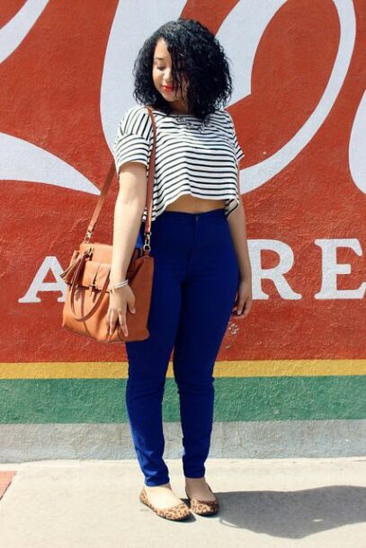 curvy girl outfits summer crop tops