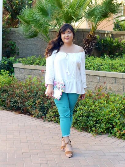 curvy girl outfits summer jeans