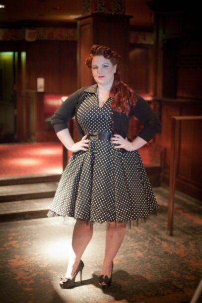 curvy girl outfits vintage
