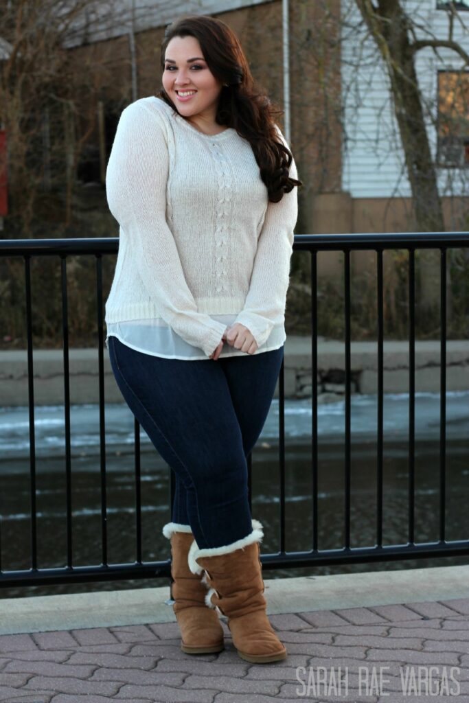 curvy girl outfits winter casual