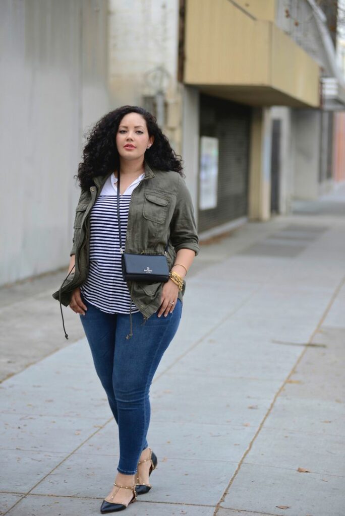 curvy girl outfits winter jeans