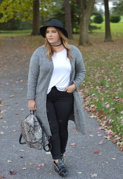 curvy girl outfits winter plus size