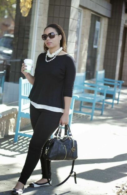 curvy girl outfits winter work