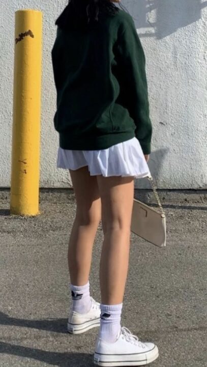 cute tennis skirt outfits