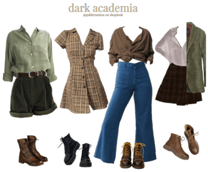 dark academia summer fashion