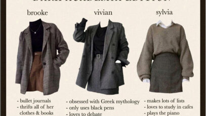 dark academia summer fashion