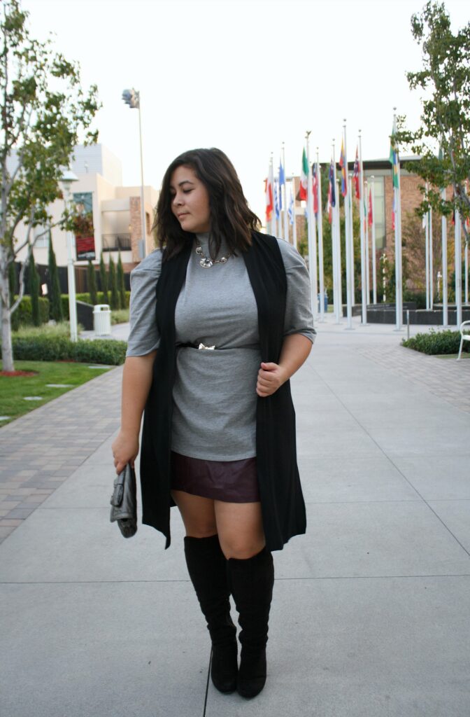 date night plus size outfit