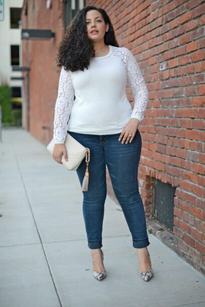 date night plus size outfit