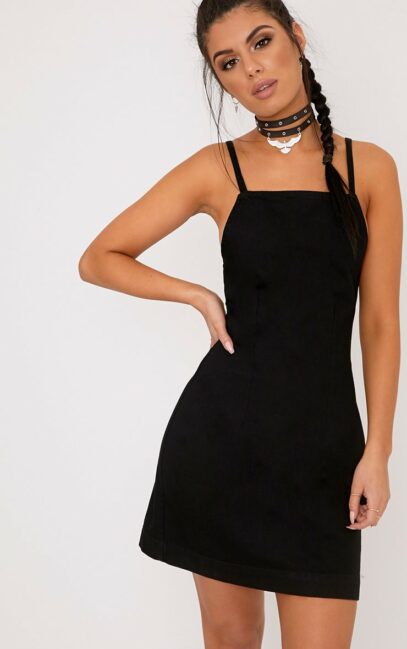 denim dress black girl