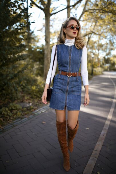 denim dress fall