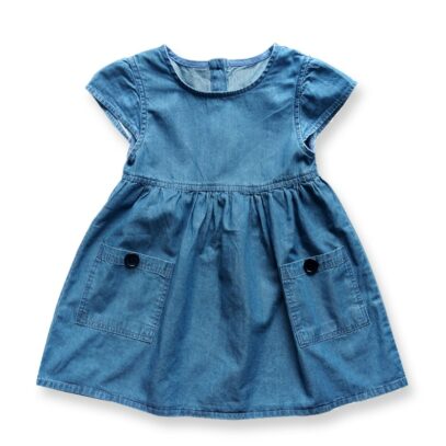 denim dress for kids girl