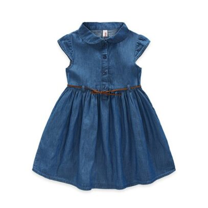 denim dress for kids girl