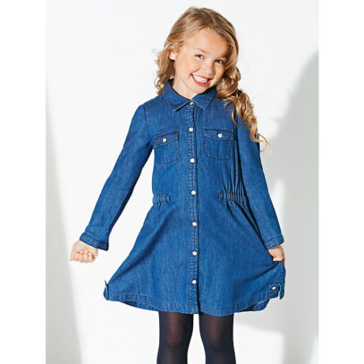 denim dress for kids girl
