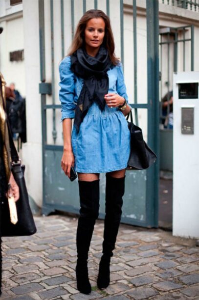 denim dress ideas