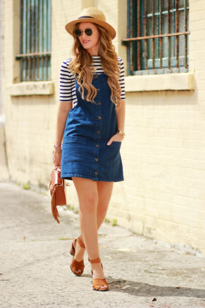 denim dress outfit spring