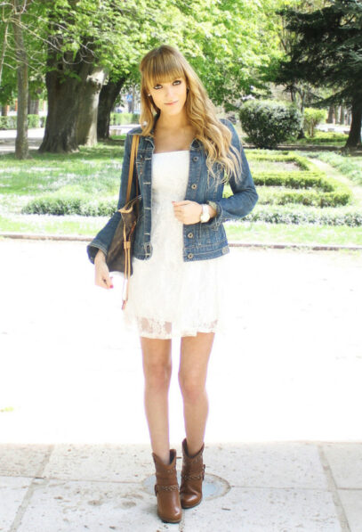denim dress outfit spring