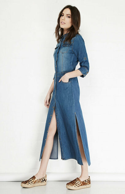 denim dress outfit spring